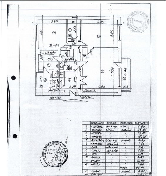 Stefan cel Mare, 3 camere cf sporit, 104 mp